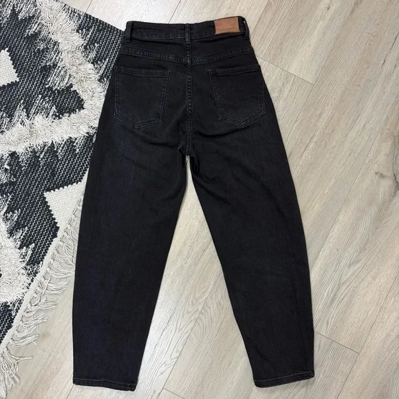 Citizens of Humanity Liya High Rise Crop Jeans Washed Black Size 24 - Picture 3 of 13